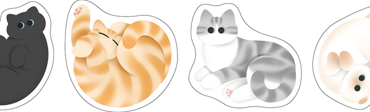 SODA Washi Tape - Rolling Cat