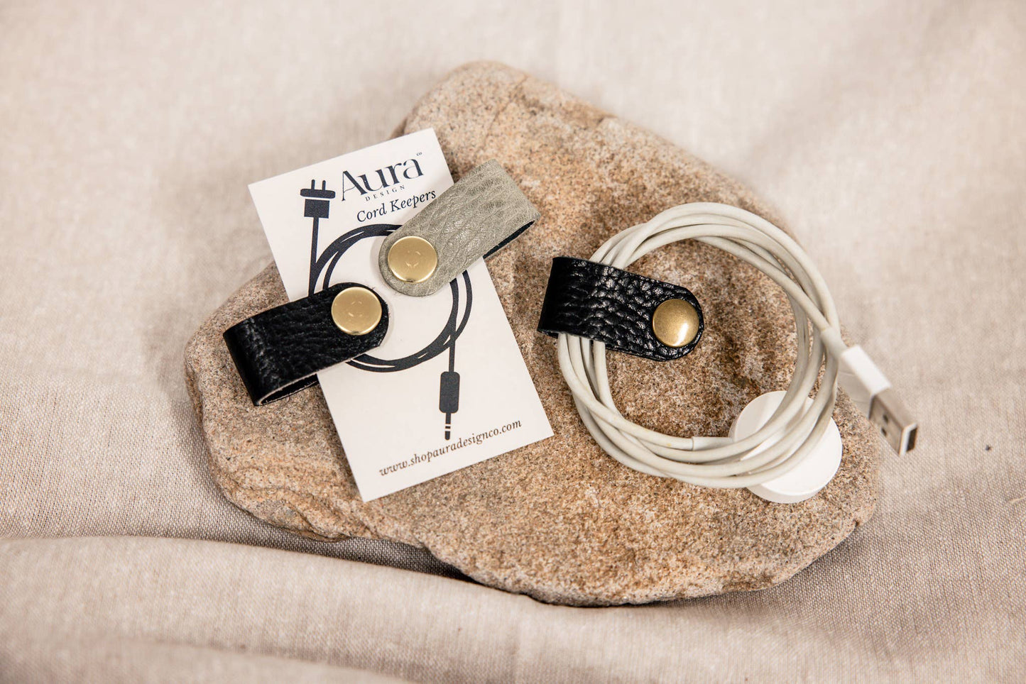 Aura Design Co. - Leather Cord Snaps