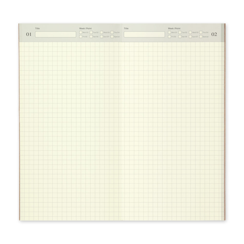 TRAVELER's Regular Size Refill - Free Diary 005