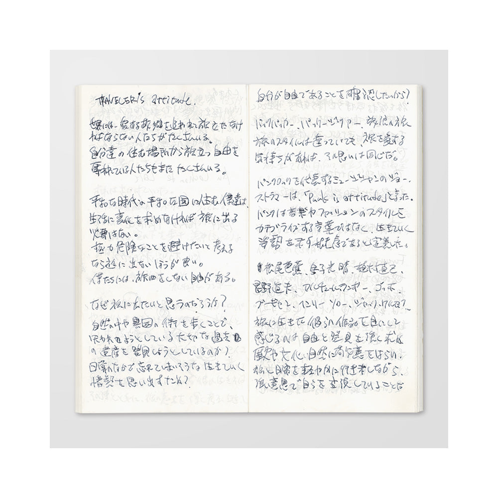 TRAVELER's Regular Size Refill - Light Paper Notebook 013