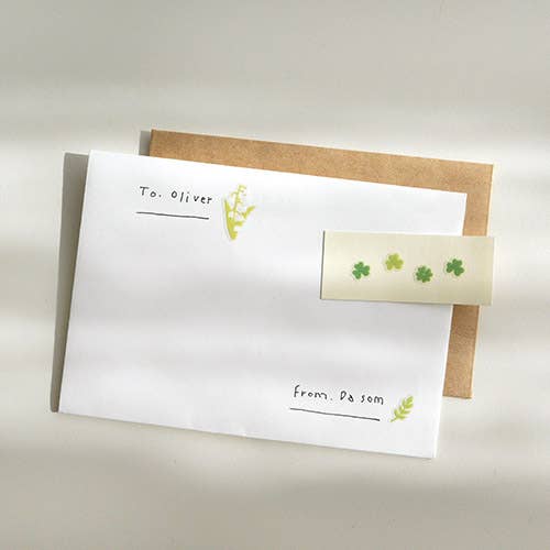 Suatelier Daily Deco Stickers - No.1163 | A Green Alley