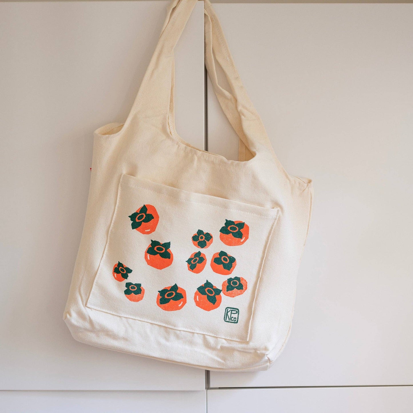 Kayan Pepper Co. - Persimmon Screen Printed Tote Bag