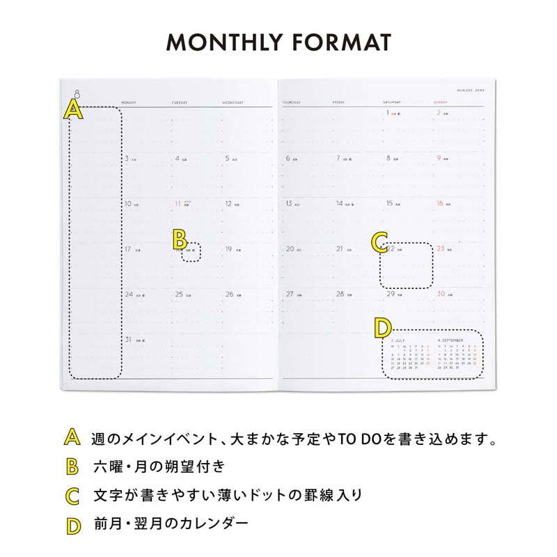 Hightide 2026 Nähe Weekly Planner - B6