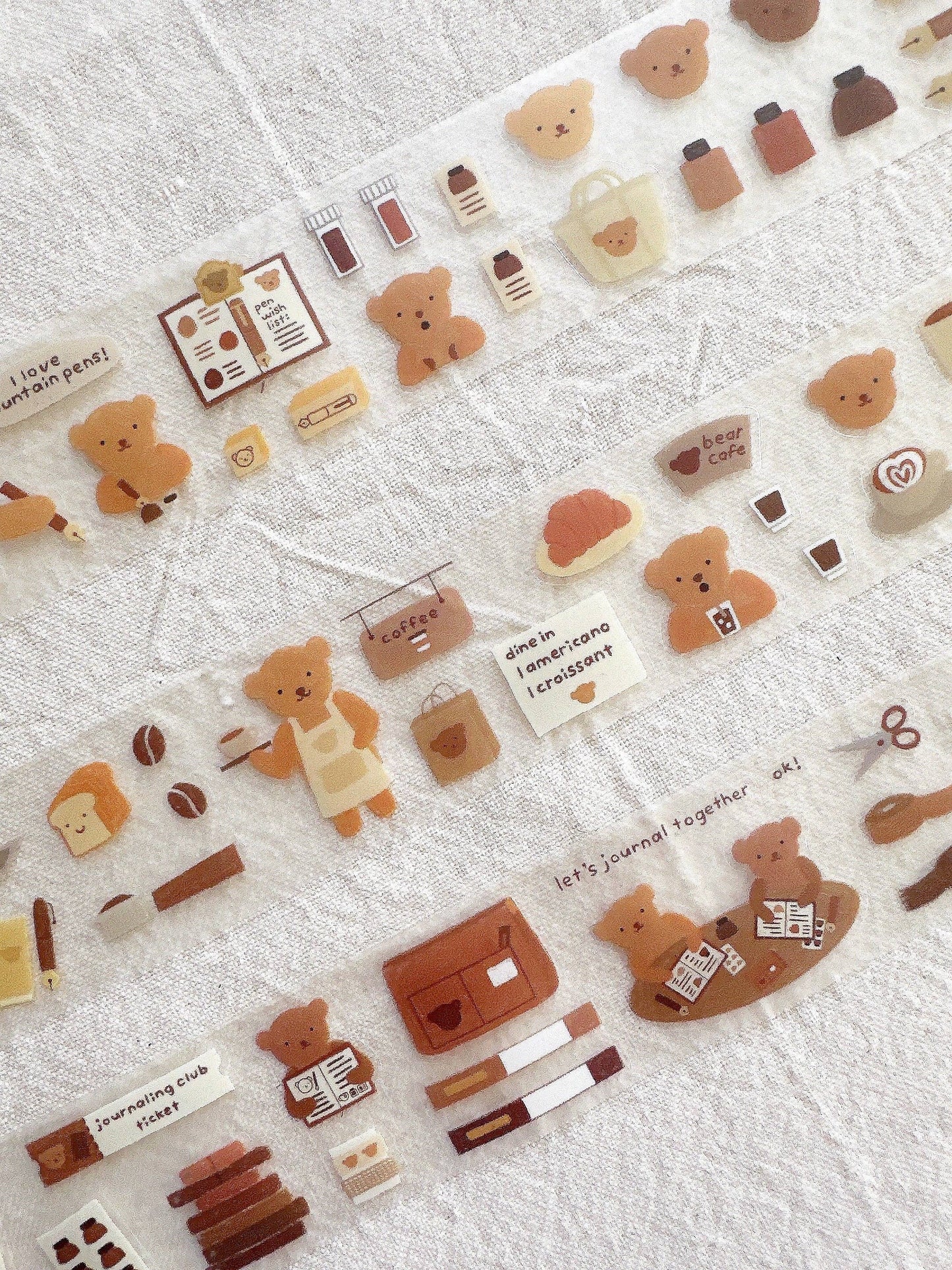 Bloom Paper Studio - Kiss Cut PET Tape - Let's Journal Together