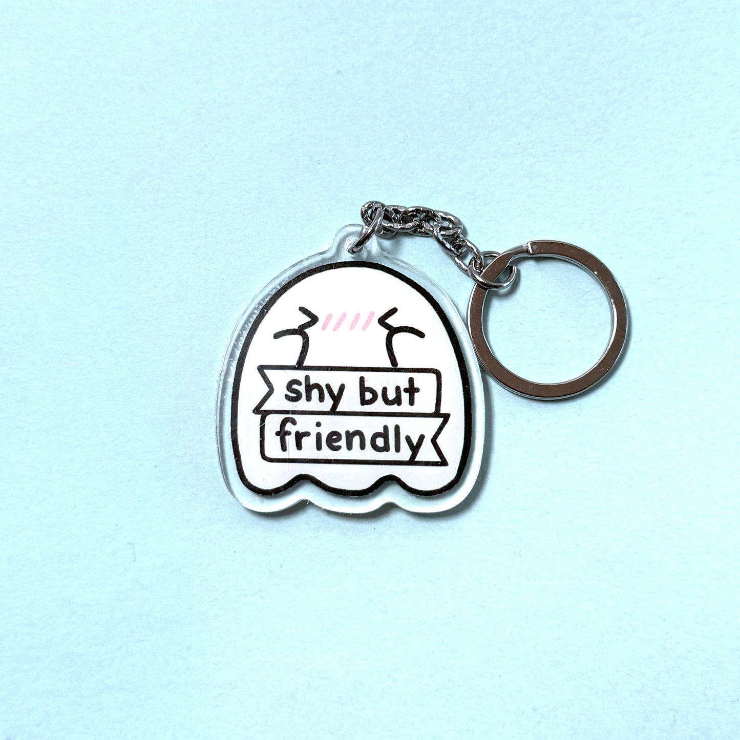 Chibird - Shy but Friendly Ghost Charm