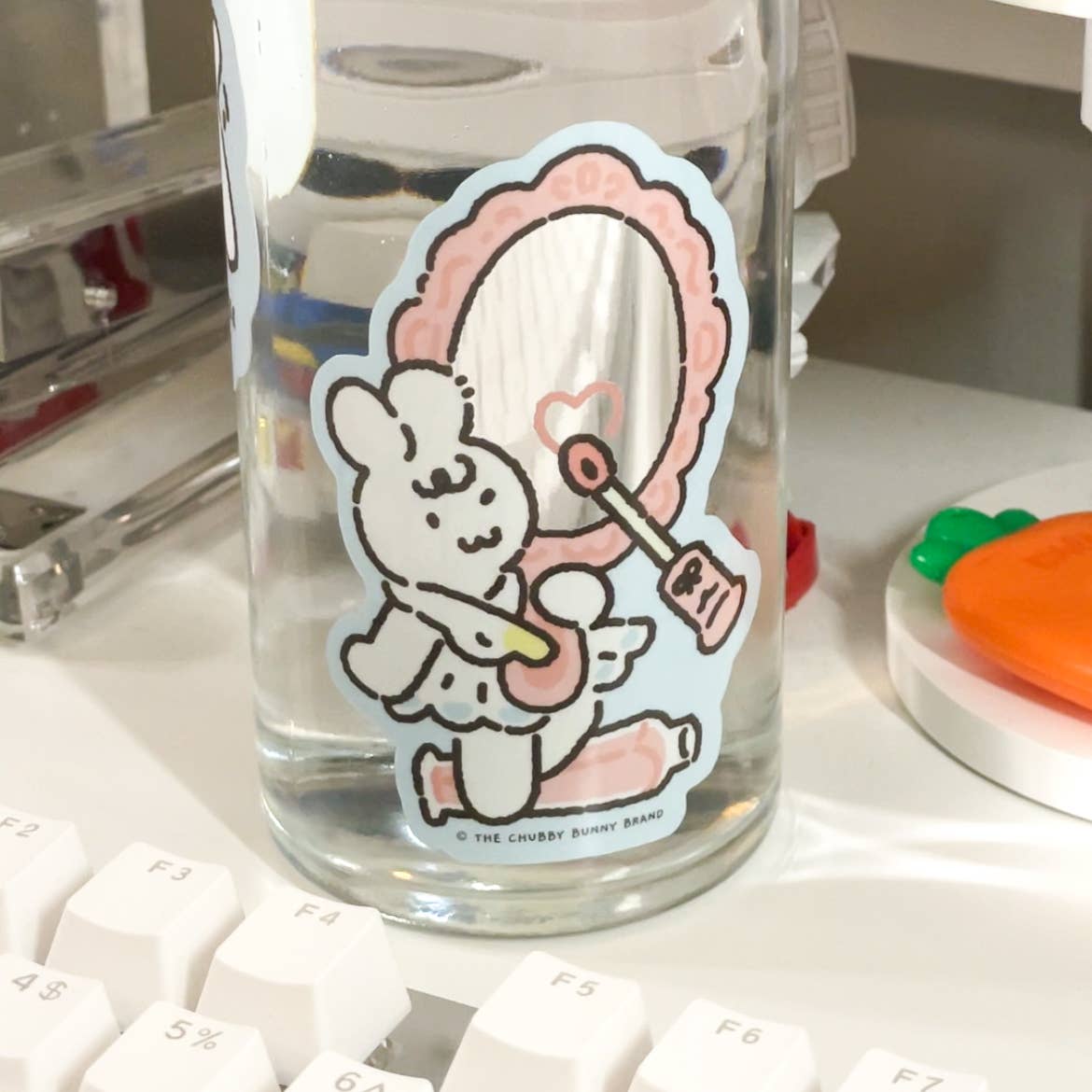 The Chubby Bunny Brand - The Beauty in You Vinyl Mirror Sticker