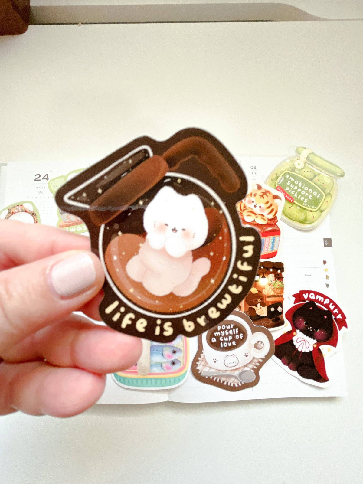 Kuboandlucy Stationery Co - Vinyl Sticker - Life Is Brewtiful