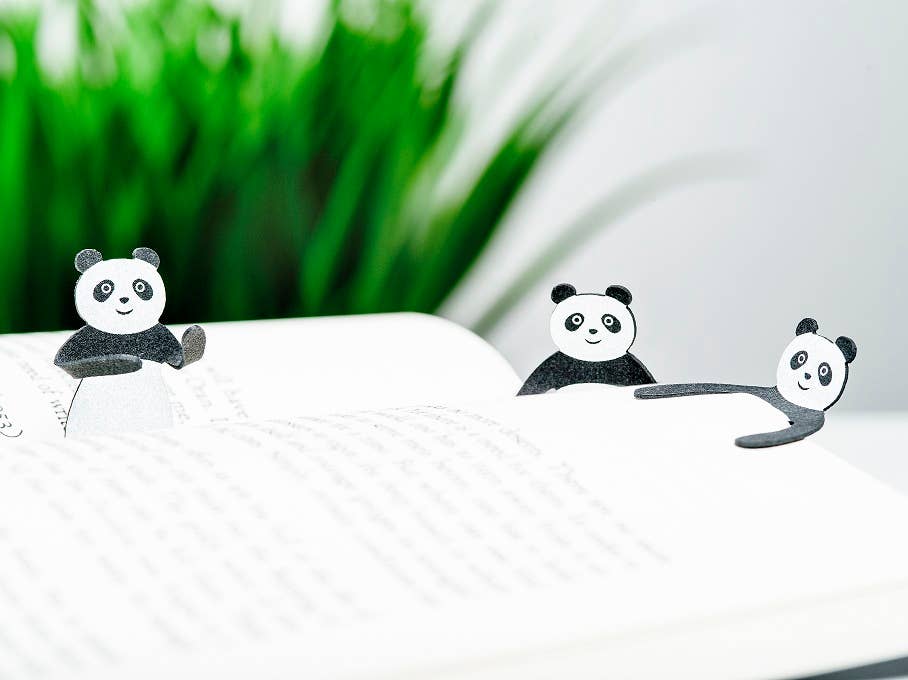 SUGAI WORLD - Clip Family Paperclip/Bookmark - Panda