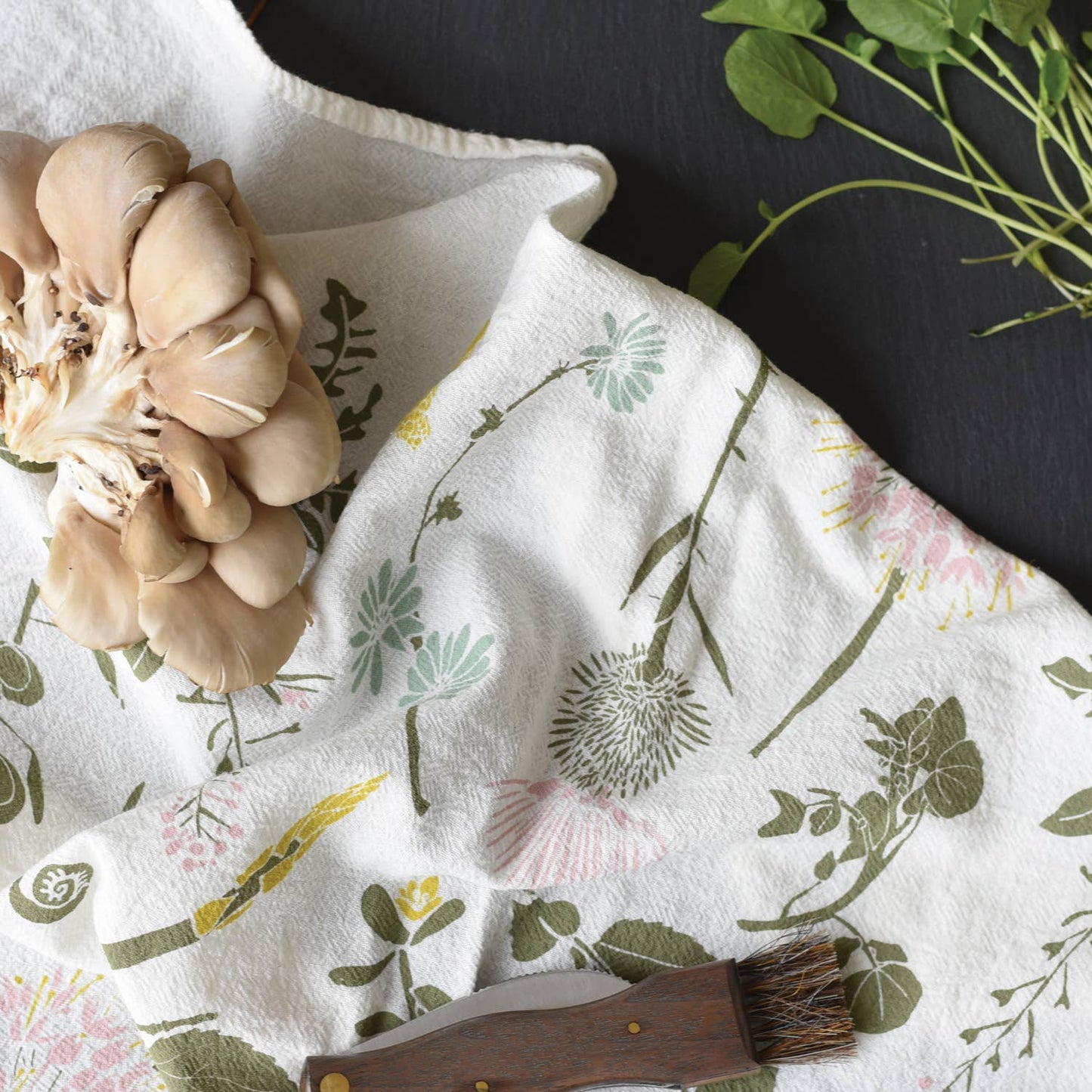 June & December - Edible Wilds Kitchen Tea Towel
