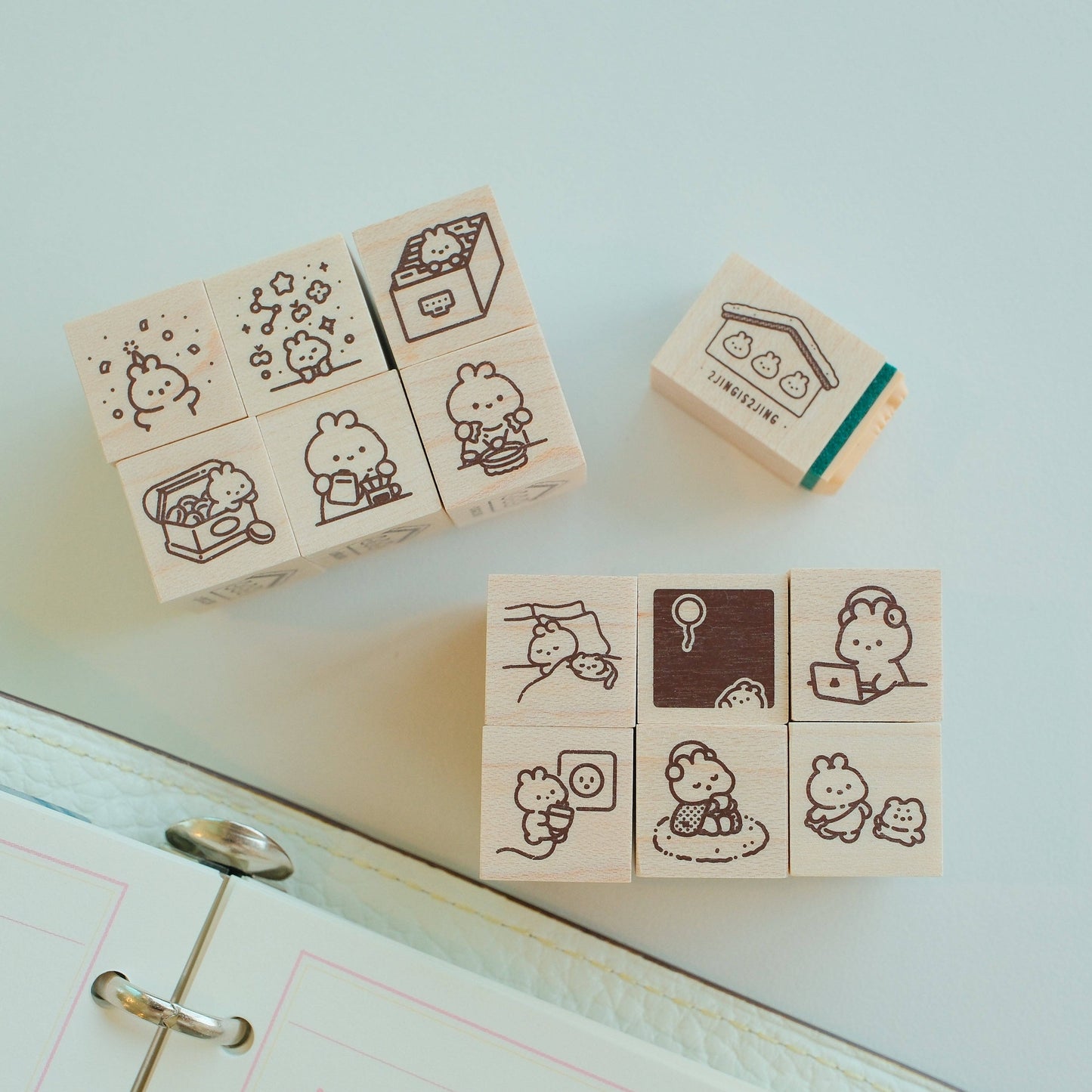 2jingis2jing - Living Softly Rubber Stamp – Vol.2