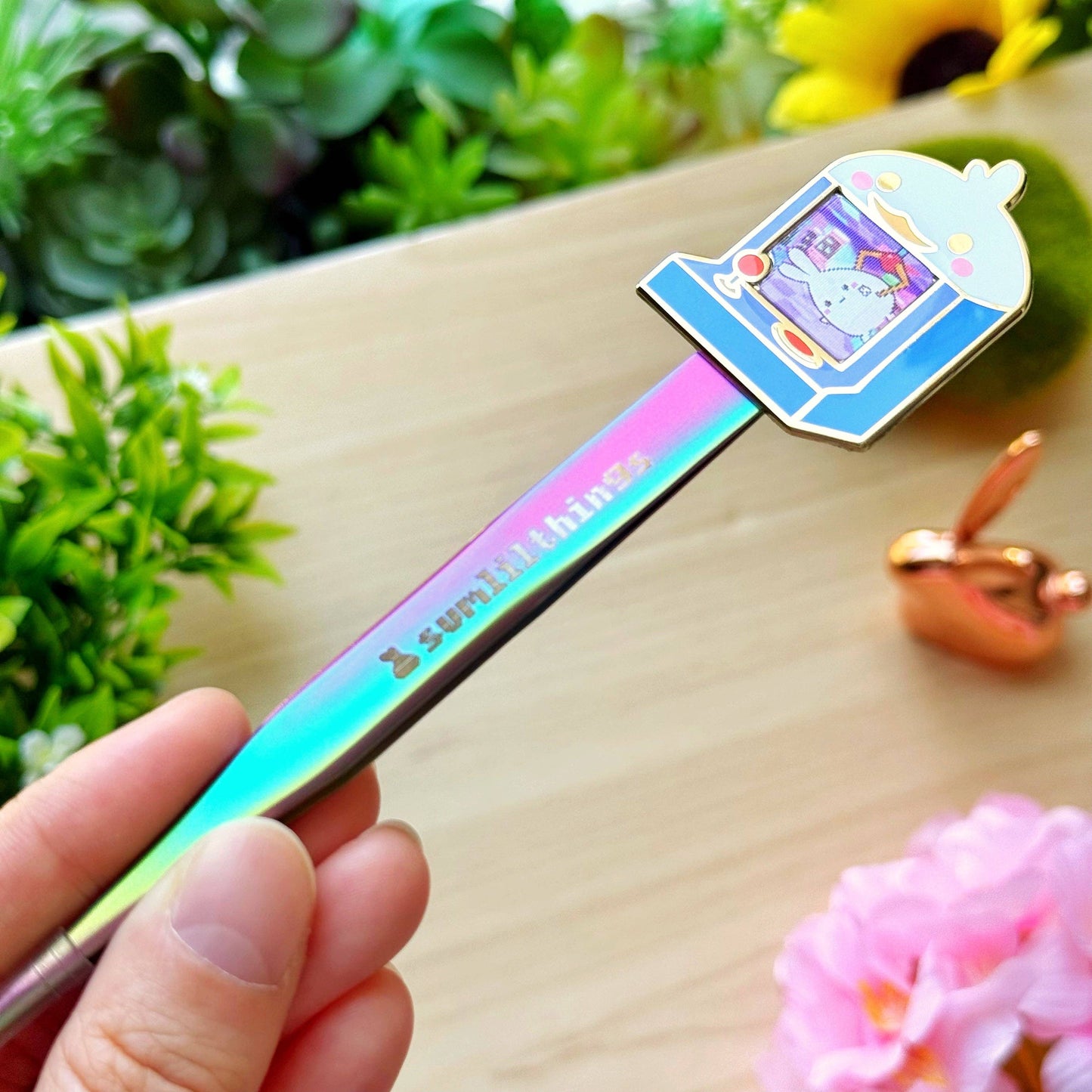 SumLilThings - Enamel Sticker Tweezer - Lil' Arcade Time (Fine Point)