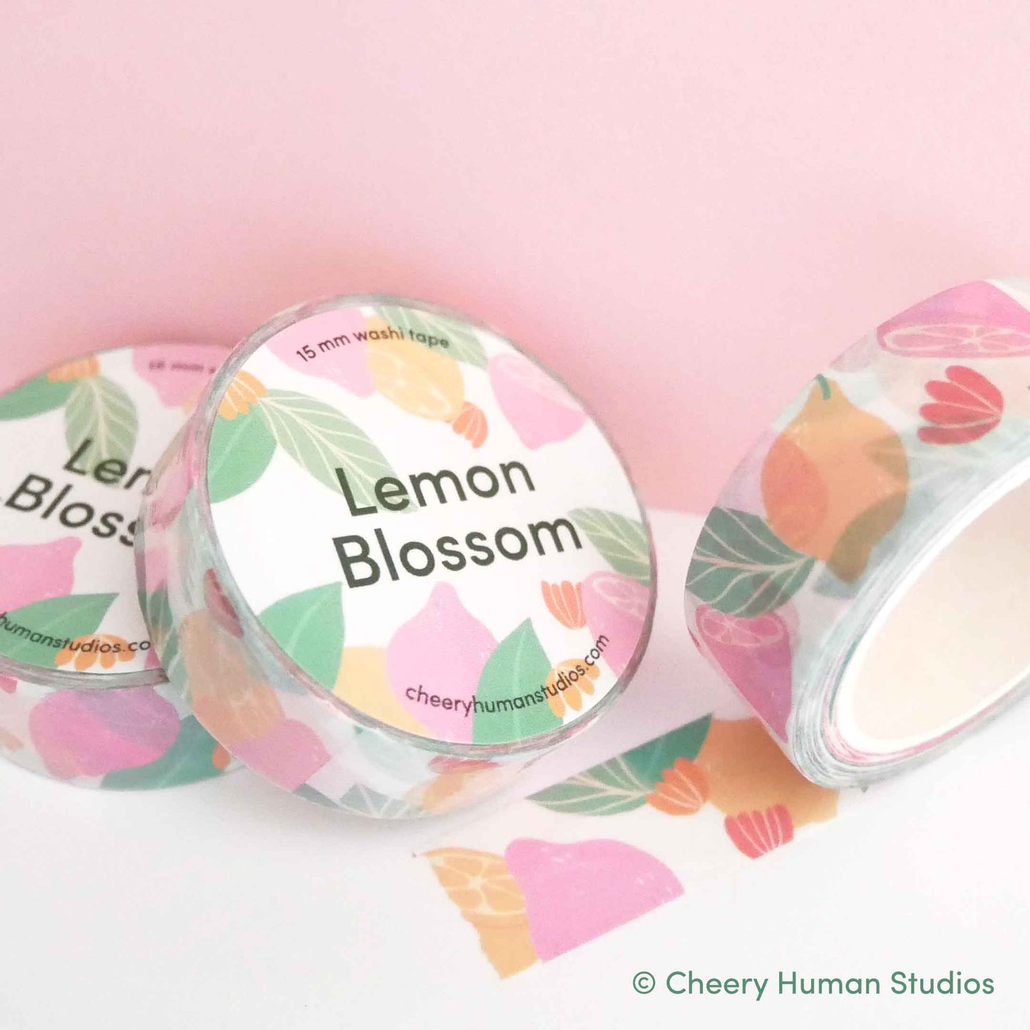 Cheery Human Studios - Lemon Blossom Washi Tape
