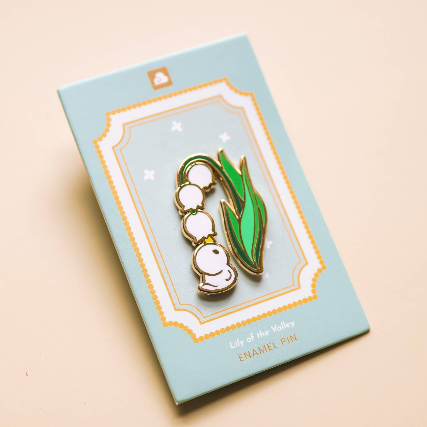 Thousand Skies - Enamel Pin - Lily of the Valley Duckie