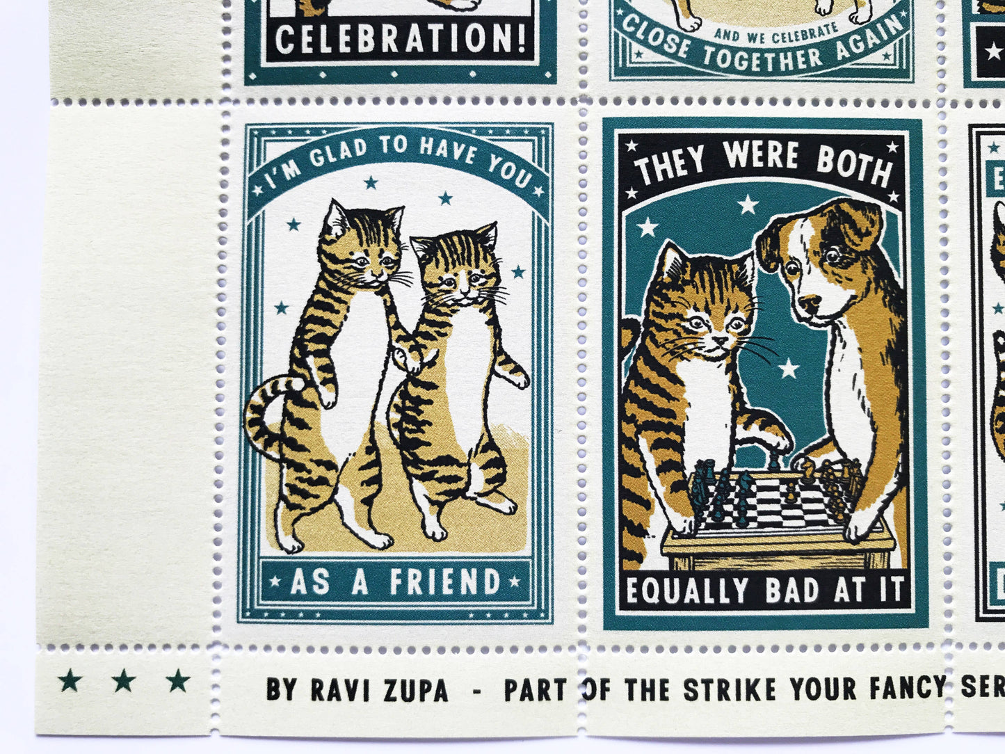 The Portland Stamp Company - Complicated Friendships - Lick & Stick Stamps