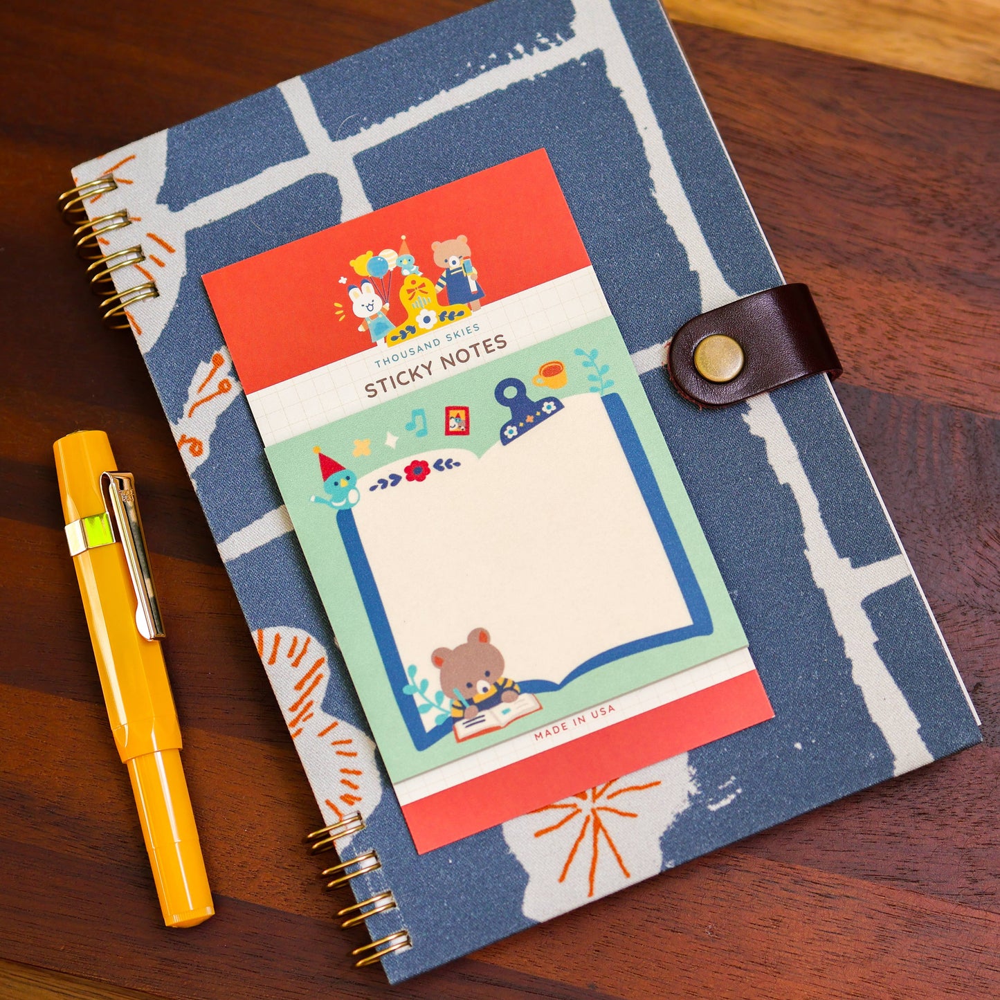Thousand Skies - Sticky Notes - Journaling Bear