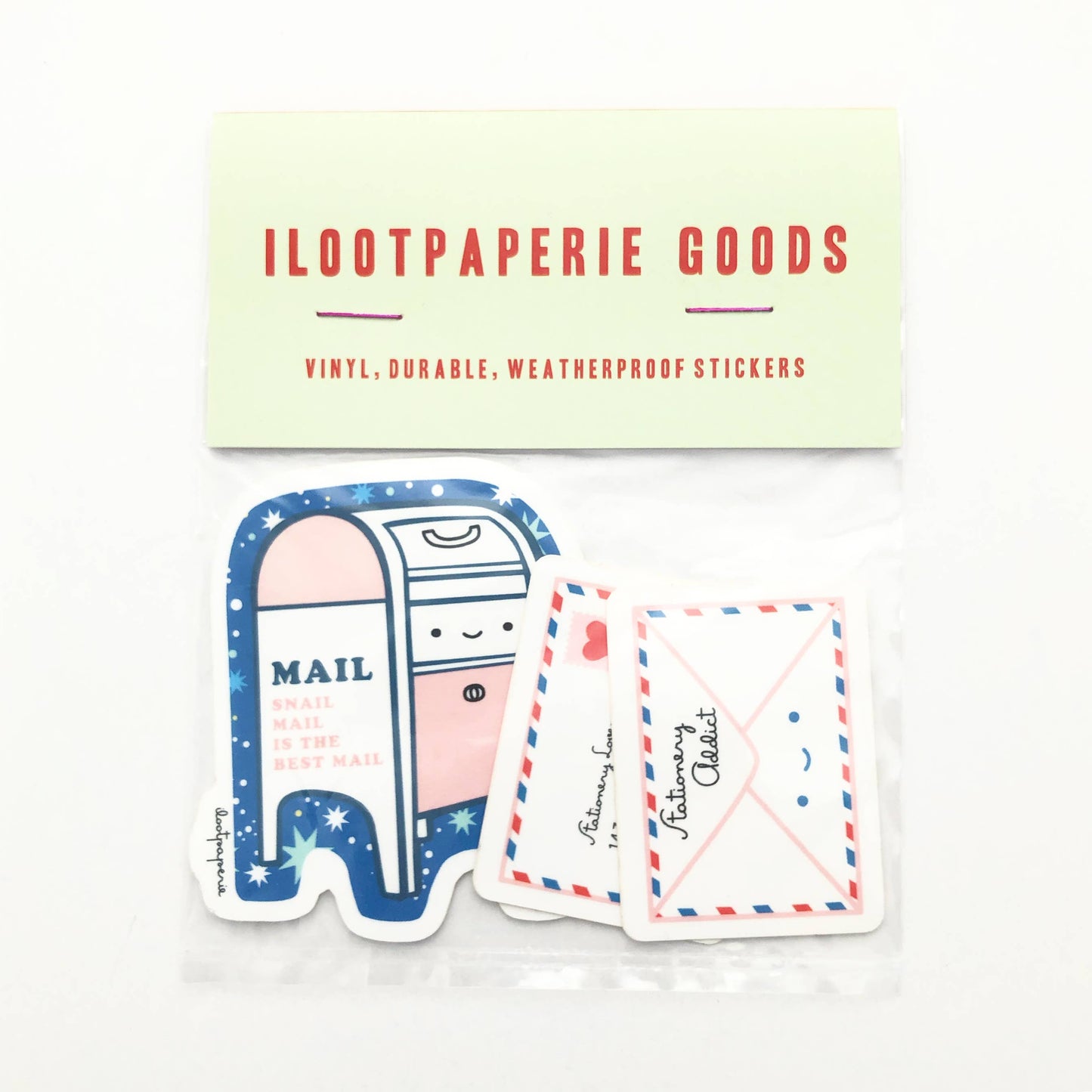 ILOOTPAPERIE - Stationery Love Sticker Pack - Cosmic Snail Mail