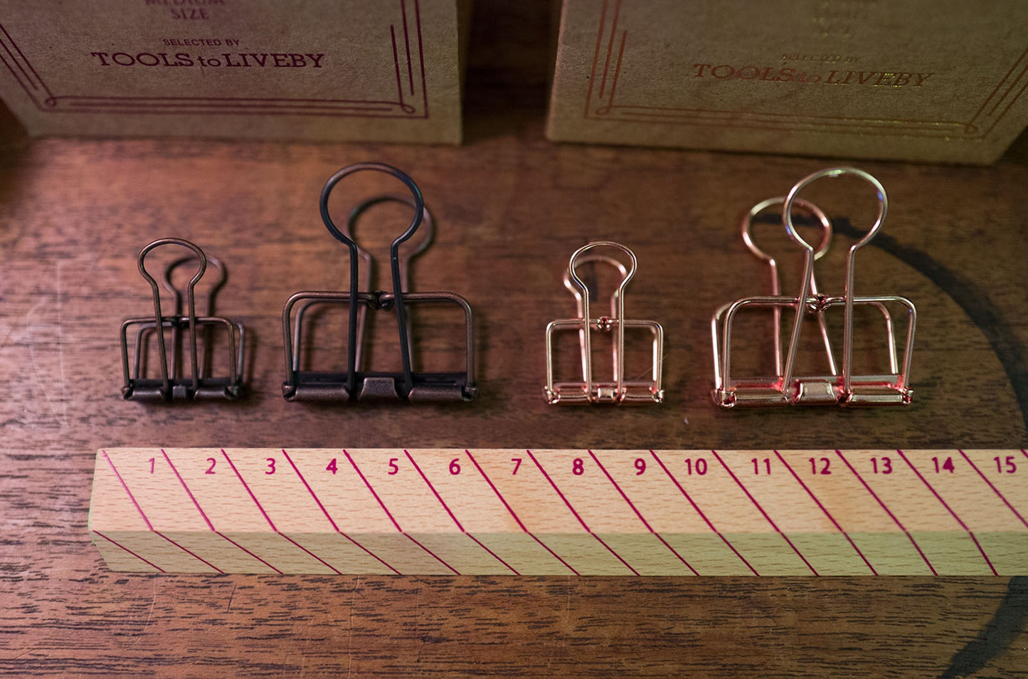 TOOLS to LIVEBY Binder Clips - 32 mm - Pack of 6