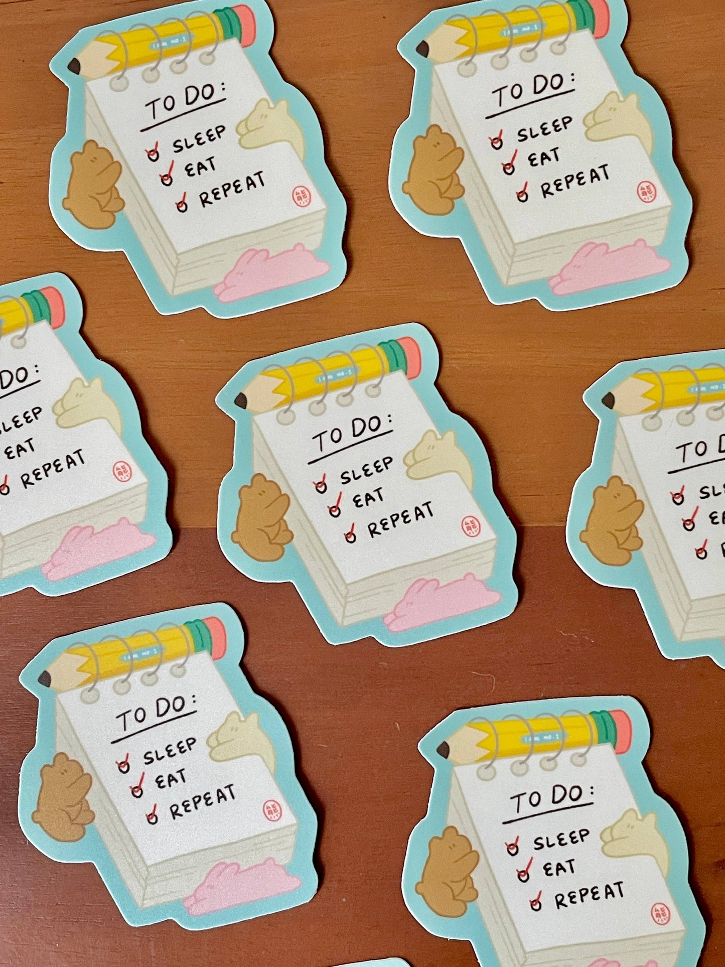 Kumakun Studio - To Do List Vinyl Sticker