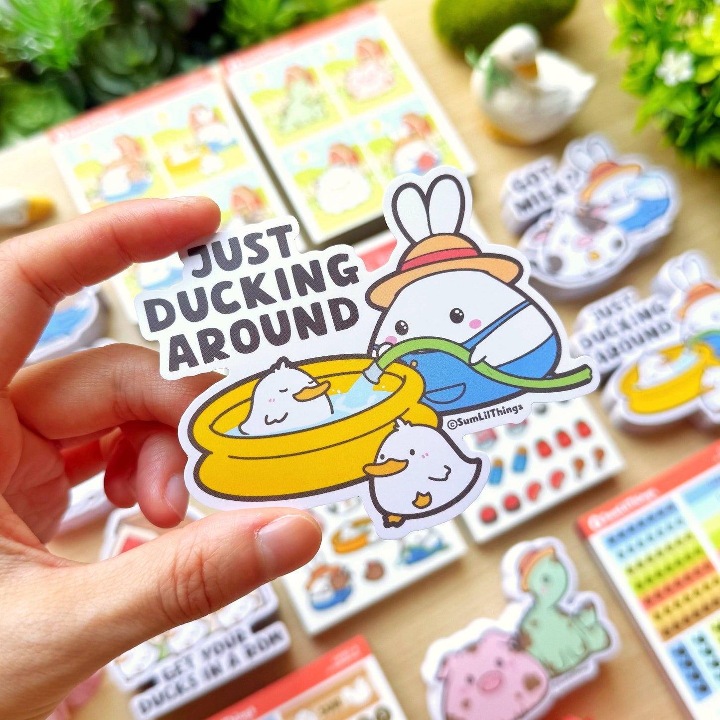 SumLilThings - Just Ducking Around Vinyl Sticker