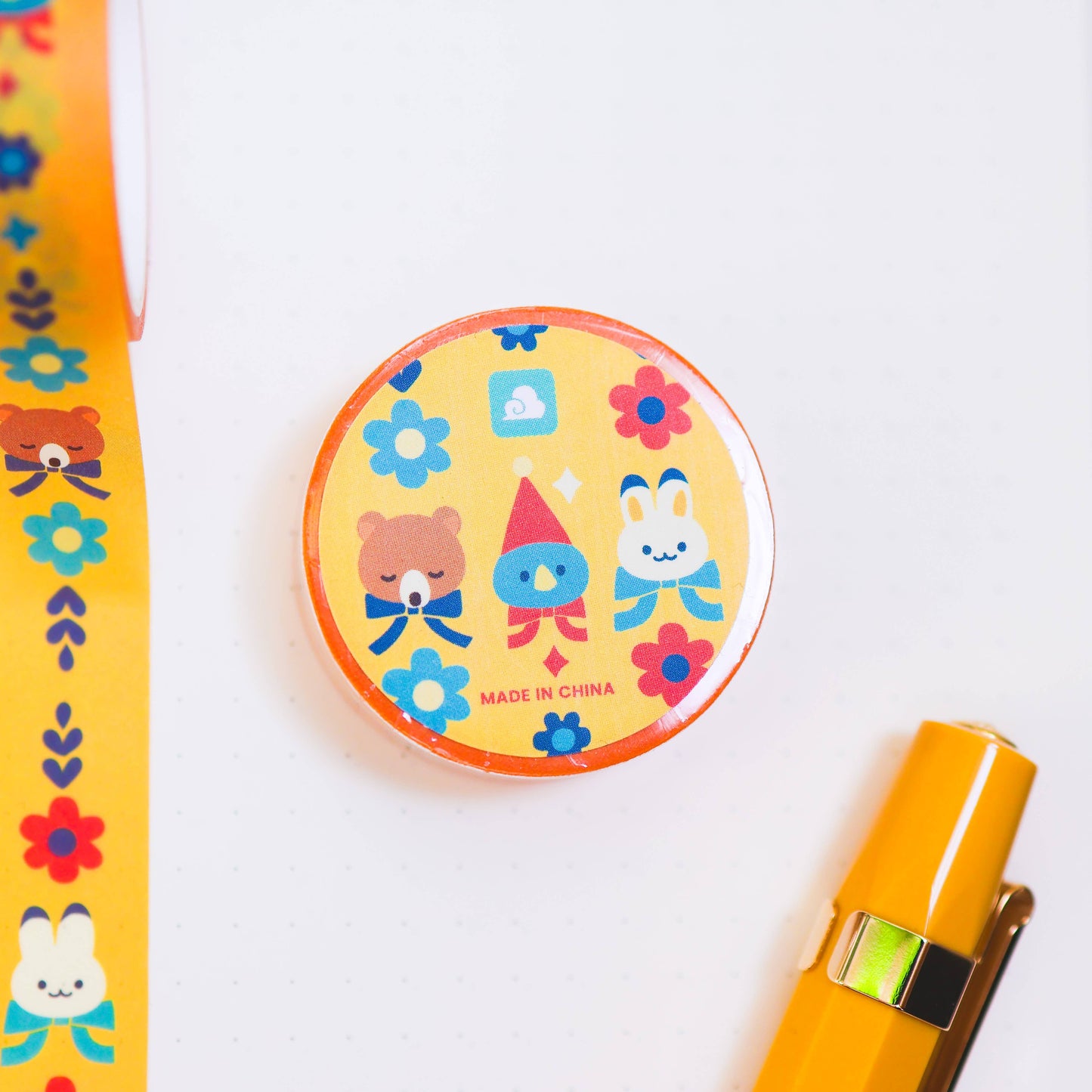 Thousand Skies - Washi Tape - Bear, Rabbit, and Blue Bird