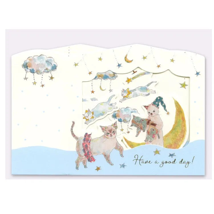 Tocorocomugi Greeting Card - 3D Star For You