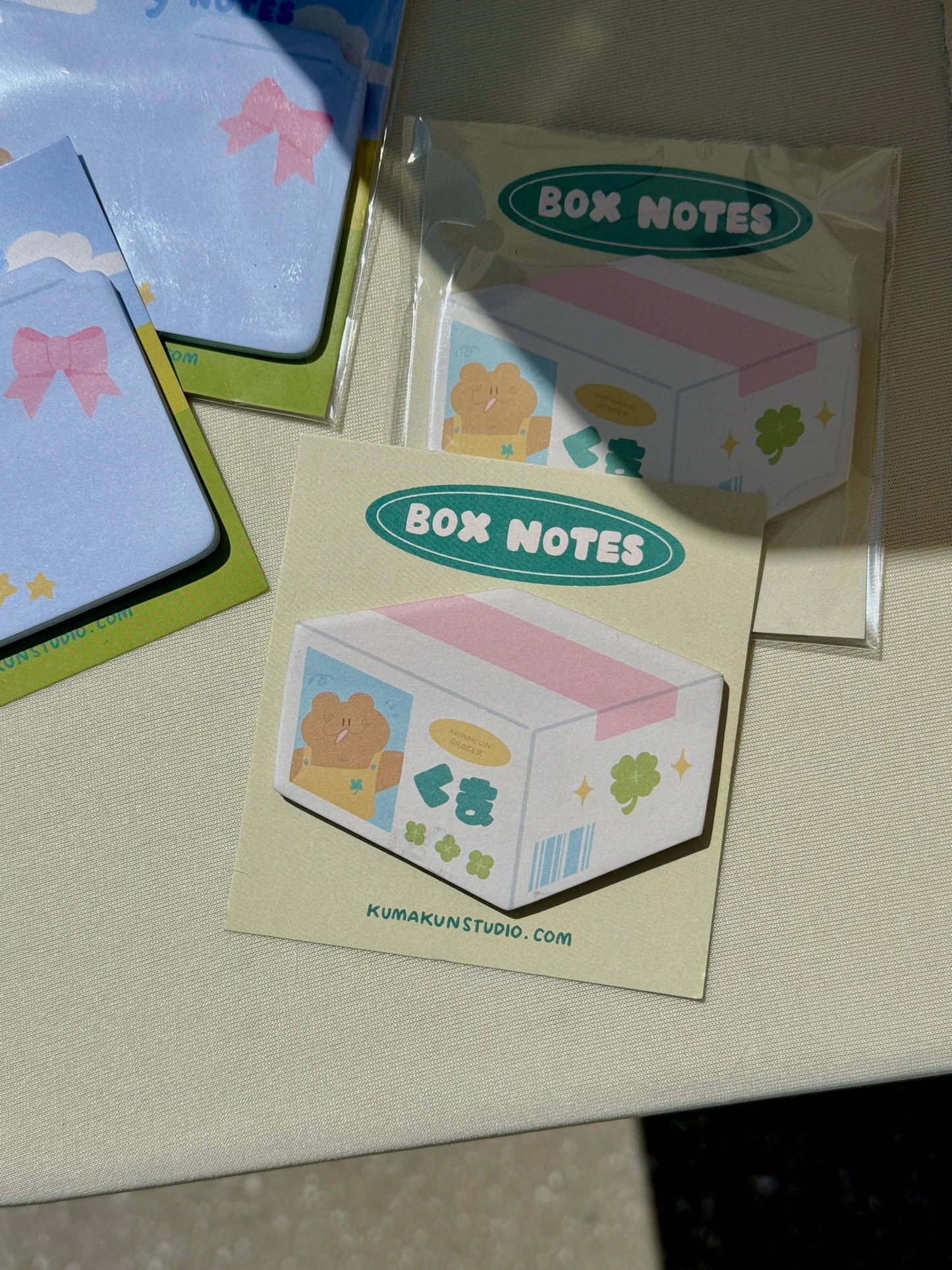 Kumakun Studio - Box Sticky Note