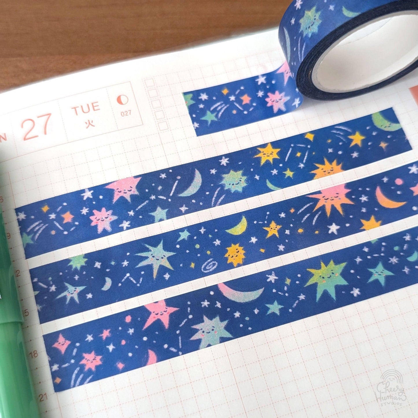Cheery Human Studios - Washi Tape - Starry Friends