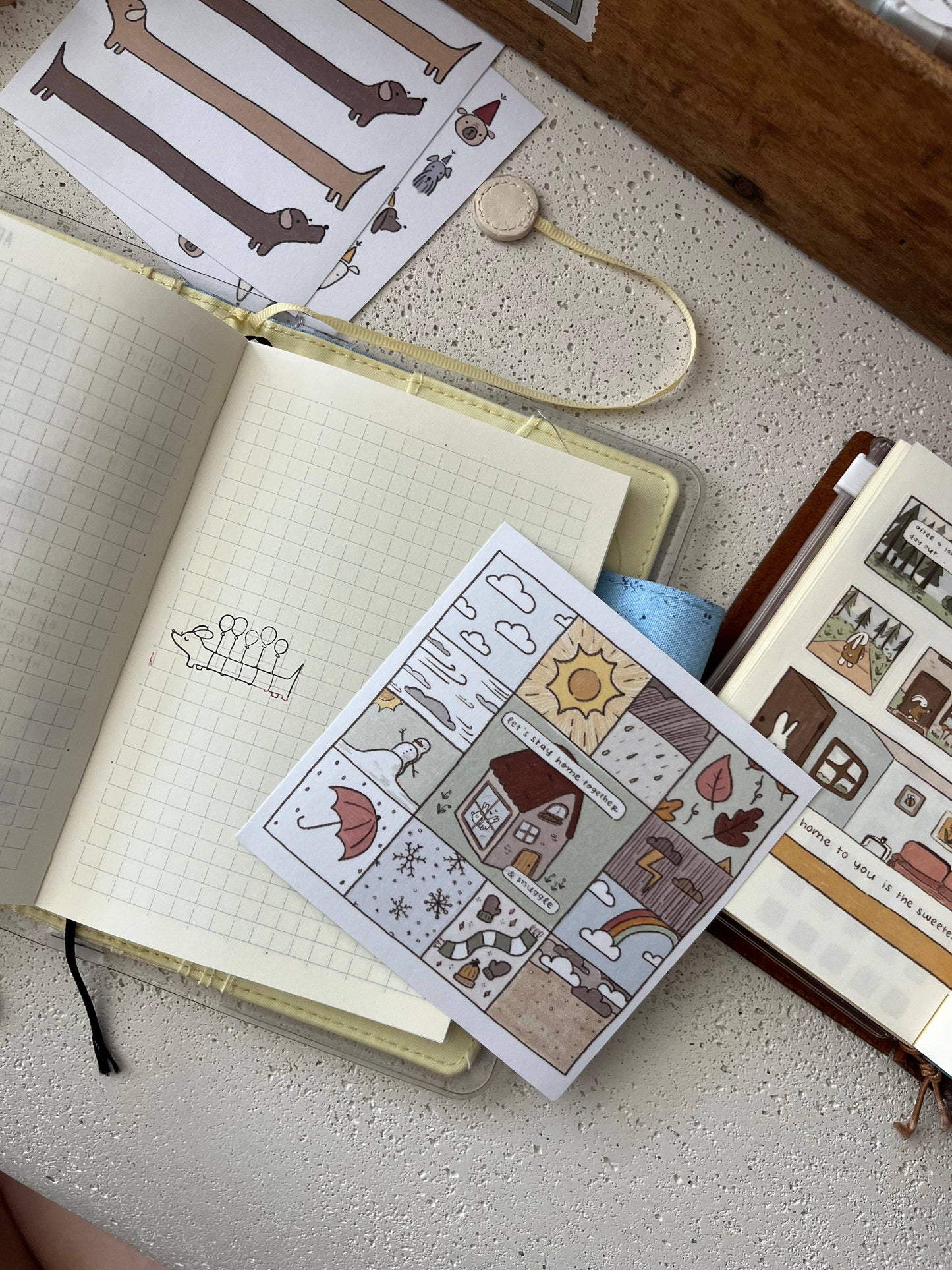 dana ate oatmeal! - No Matter the Weather Sticker Sheet