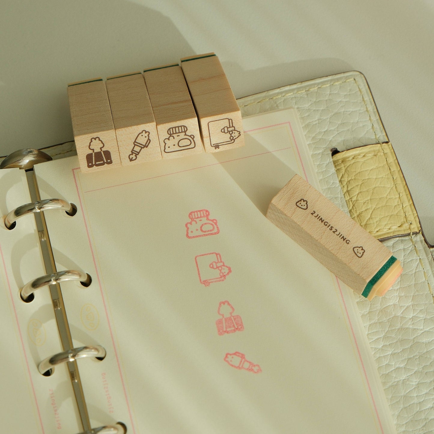 2jingis2jing - Mini Rubber Stamp - Stationery Collection
