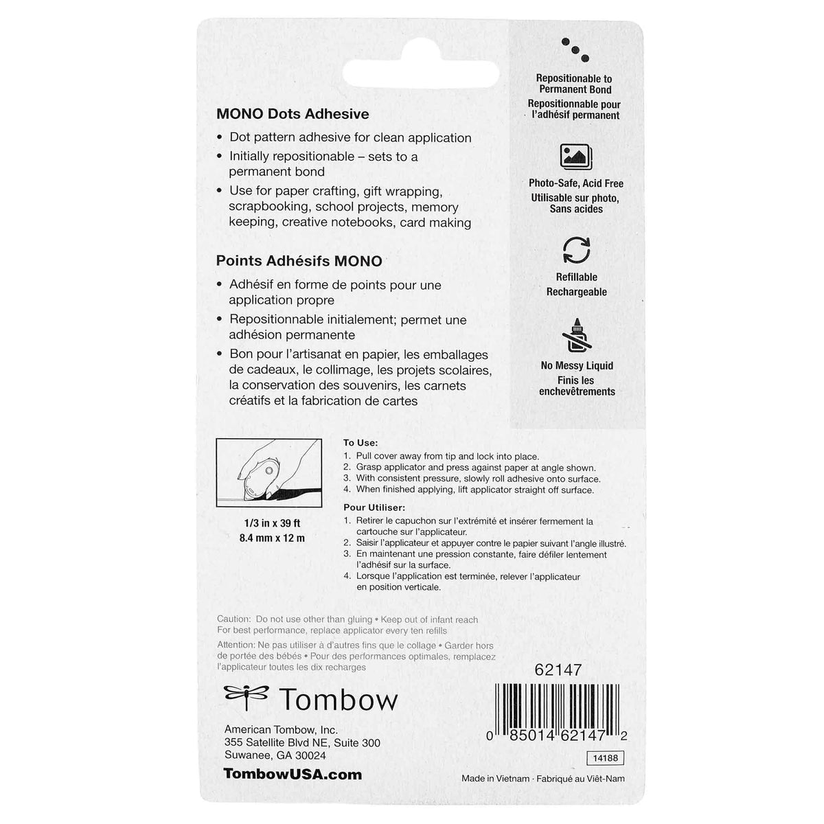 Tombow MONO Dots Adhesive Applicator
