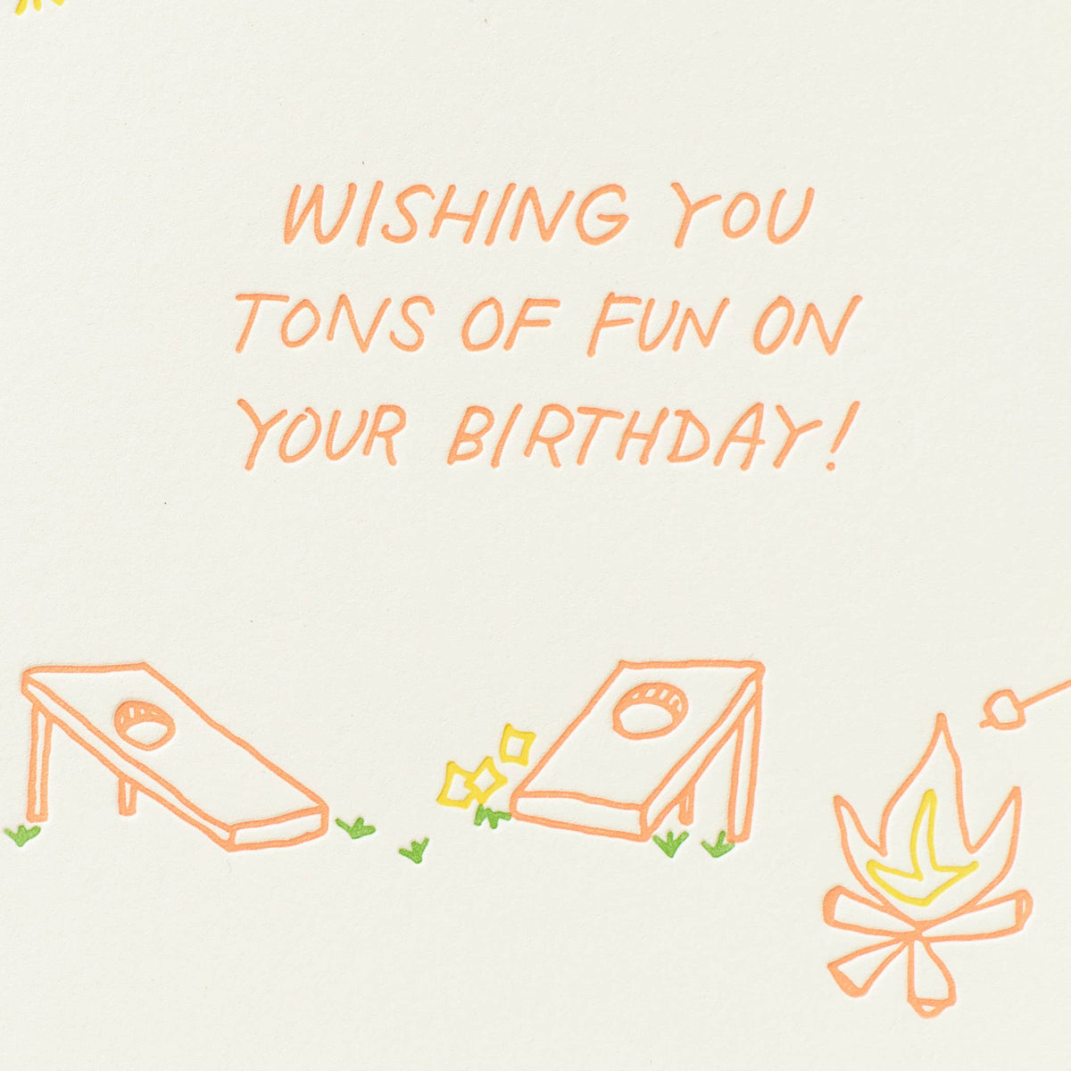 Shorthand Press - Letterpress Greeting Card - Tons Of Fun Birthday