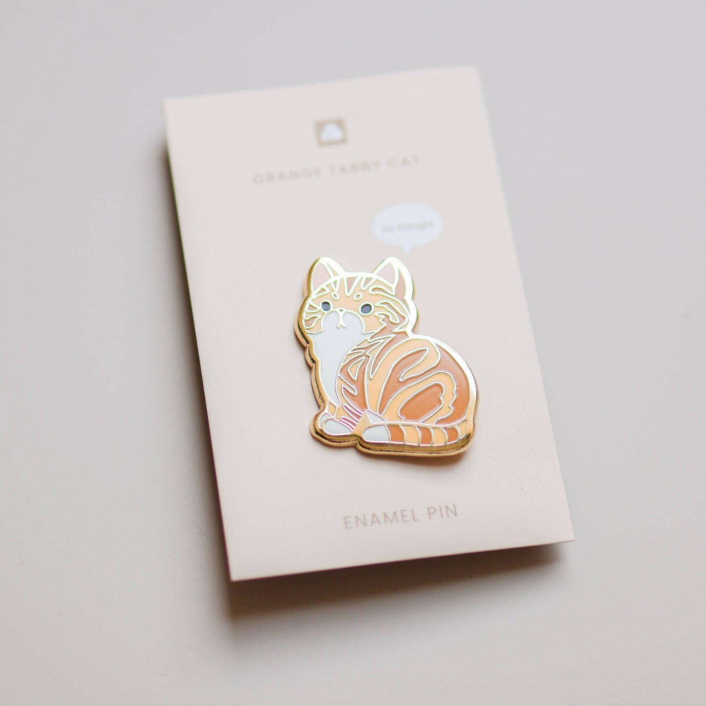 Thousand Skies - Enamel Pin - Orange Tabby Cat