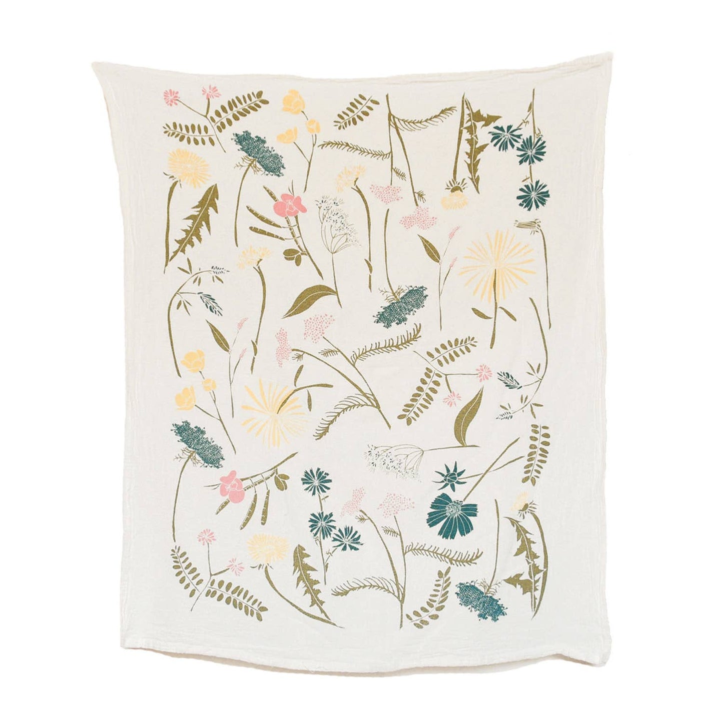 June & December - Meadow Wildflower Kitchen Tea Towel
