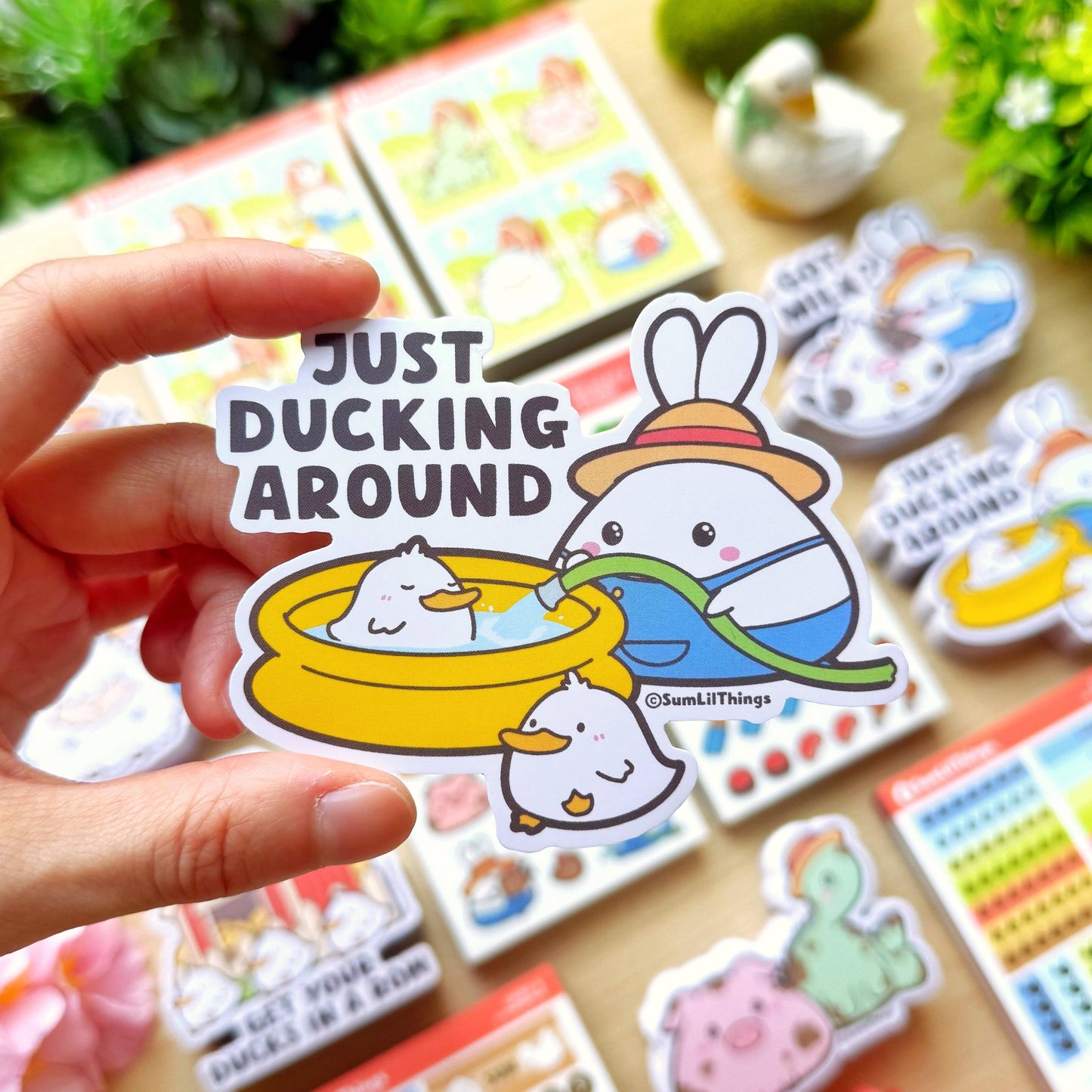 SumLilThings - Just Ducking Around Vinyl Sticker