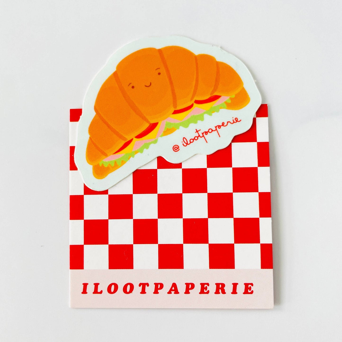 ILOOTPAPERIE - Croissant Sandwich Mini Sticker