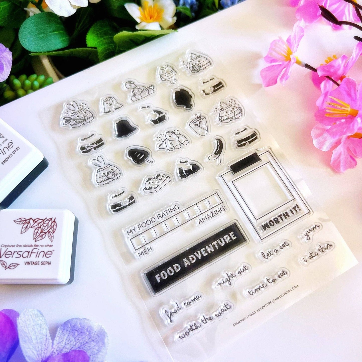 SumLilThings - Clear Stamp - Food Adventure