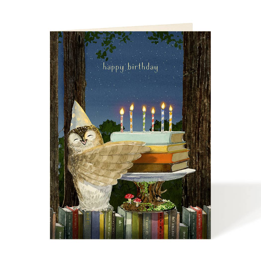 Felix Doolittle - Greeting Card - Bookish Birthday