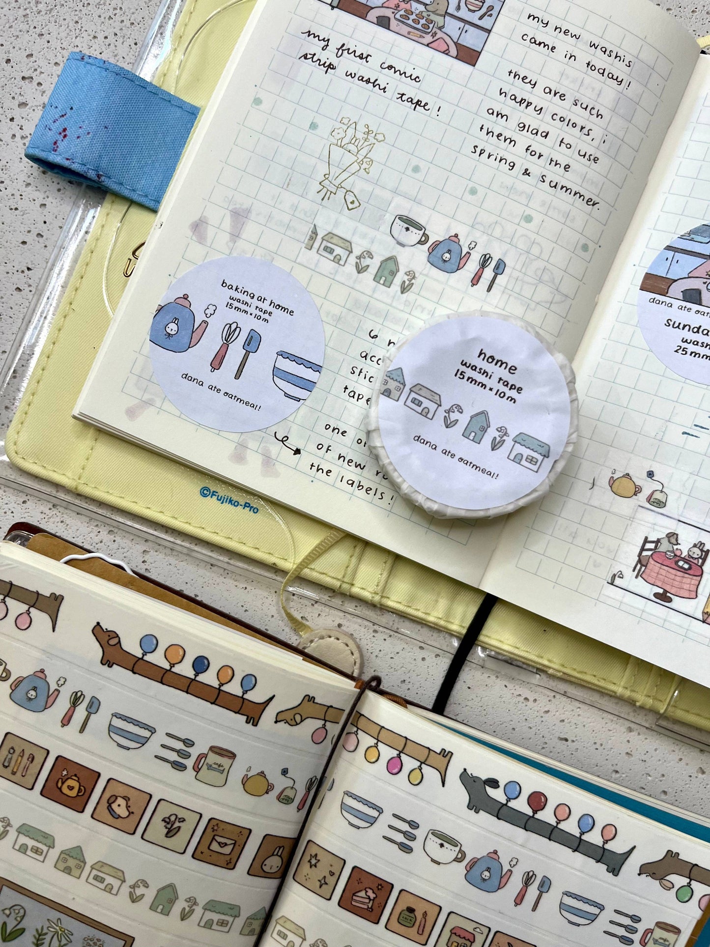 dana ate oatmeal! - Home Washi Tape