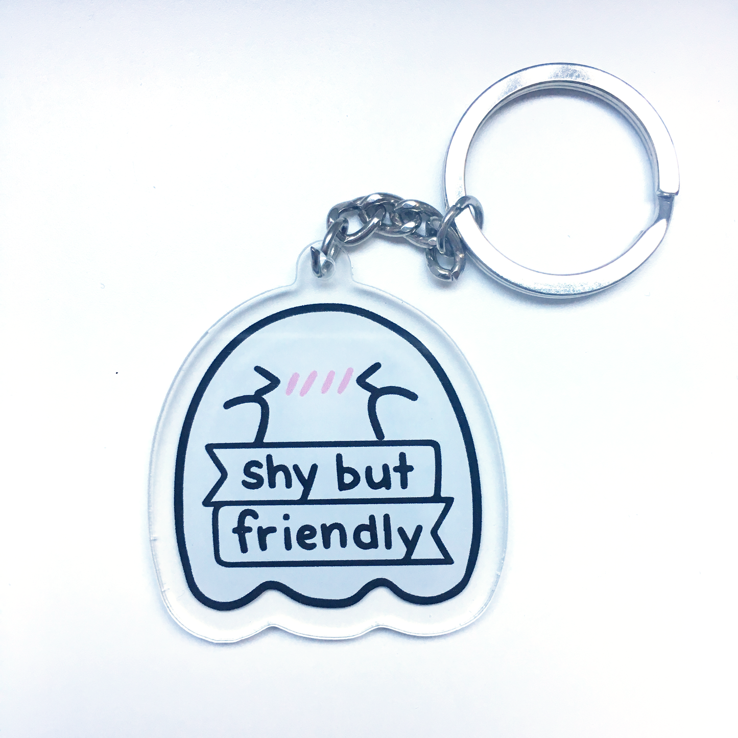 Chibird - Shy but Friendly Ghost Charm