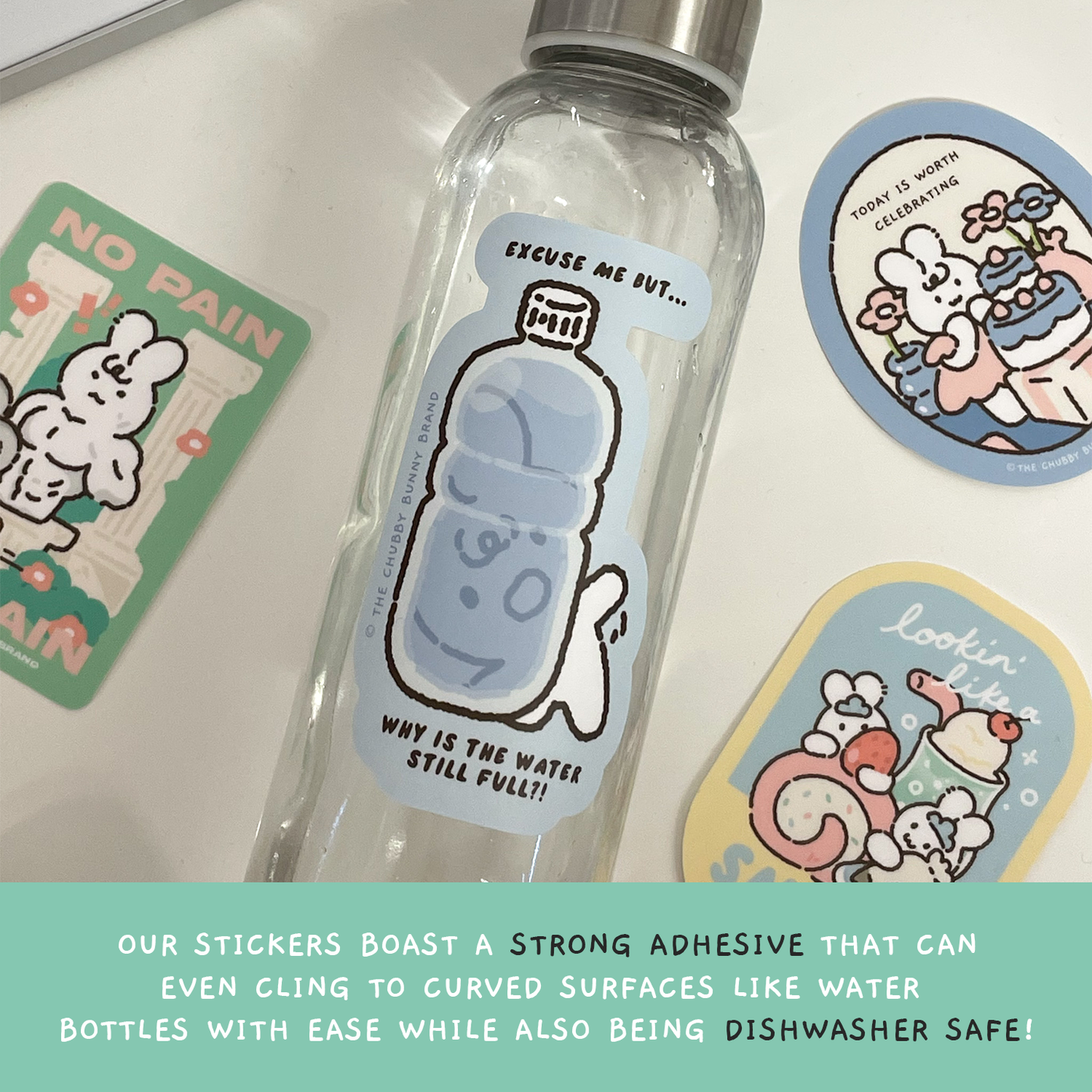 The Chubby Bunny Brand - Heal Your Inner Child Vinyl Sticker