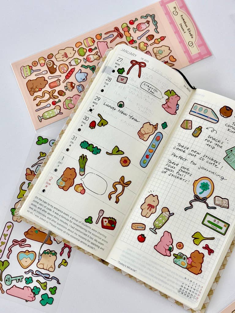 Kumakun Studio - Grocery Sticker Sheet