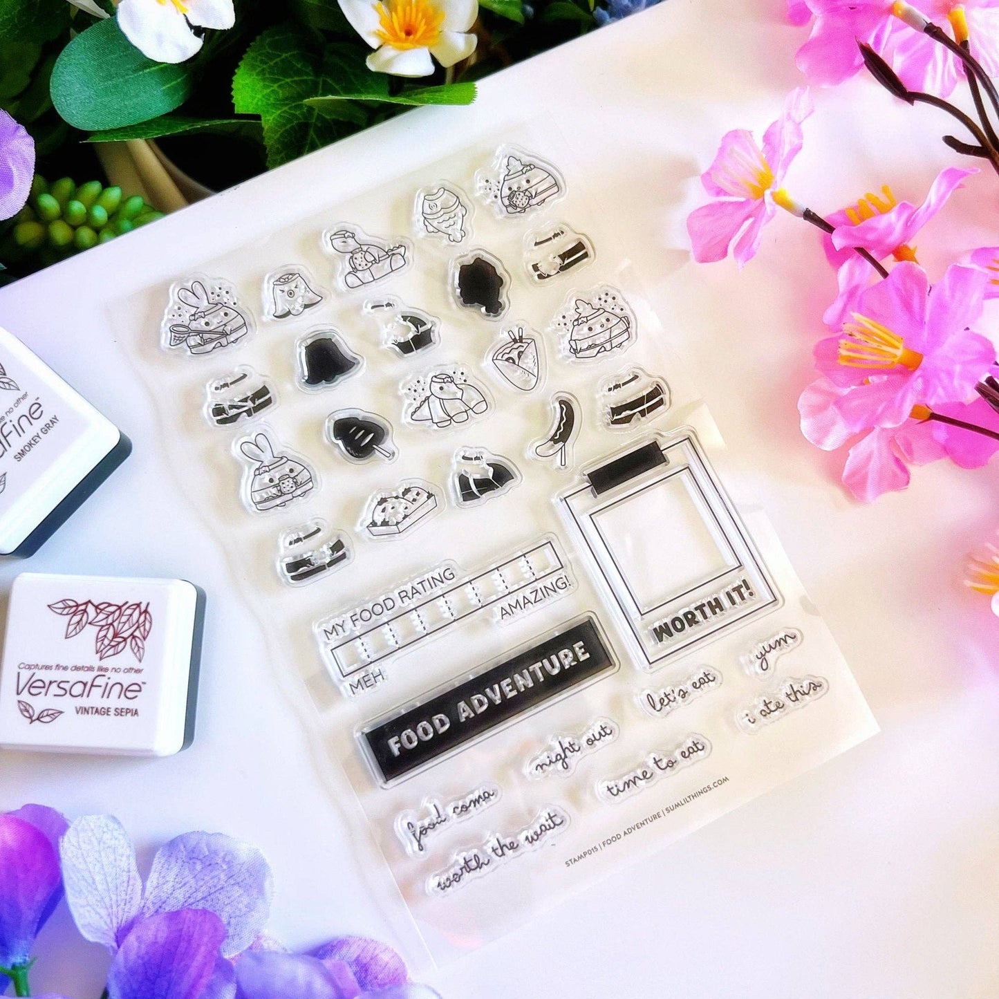 SumLilThings - Clear Stamp - Food Adventure