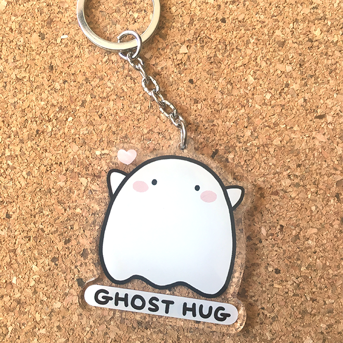 Chibird - Ghost Hug Charm