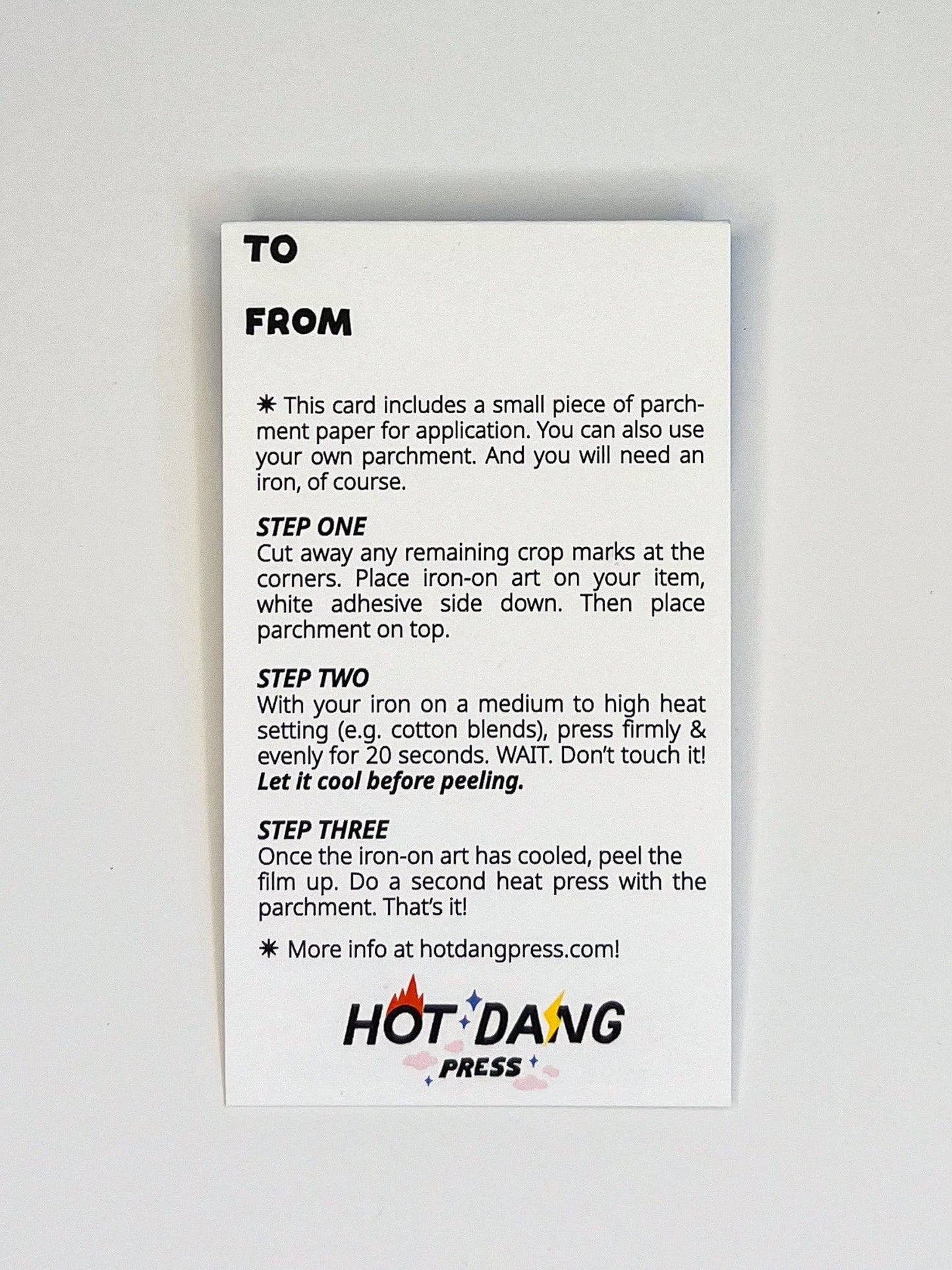 Hot Dang Press - HDP x Suzy Ultman L'il Something Iron-On Cards - 6 Pack of Love