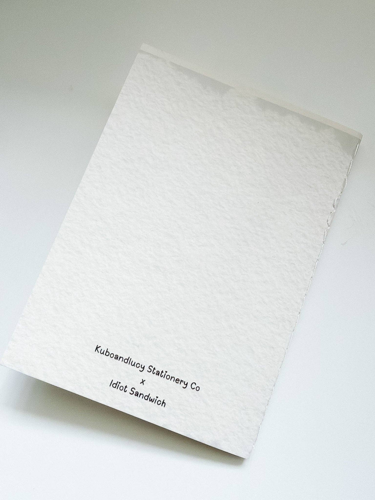 Kuboandlucy x Idiot Sandwich - Standard TN Notebook - Stamping