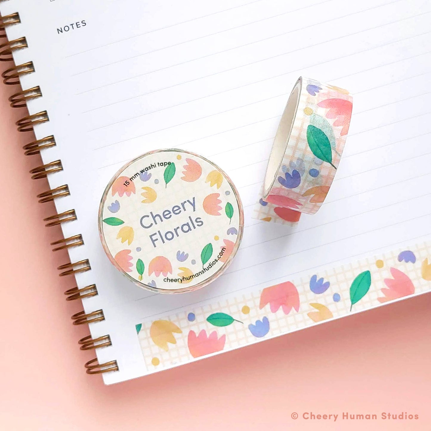Cheery Human Studios - Cheery Florals Washi Tape