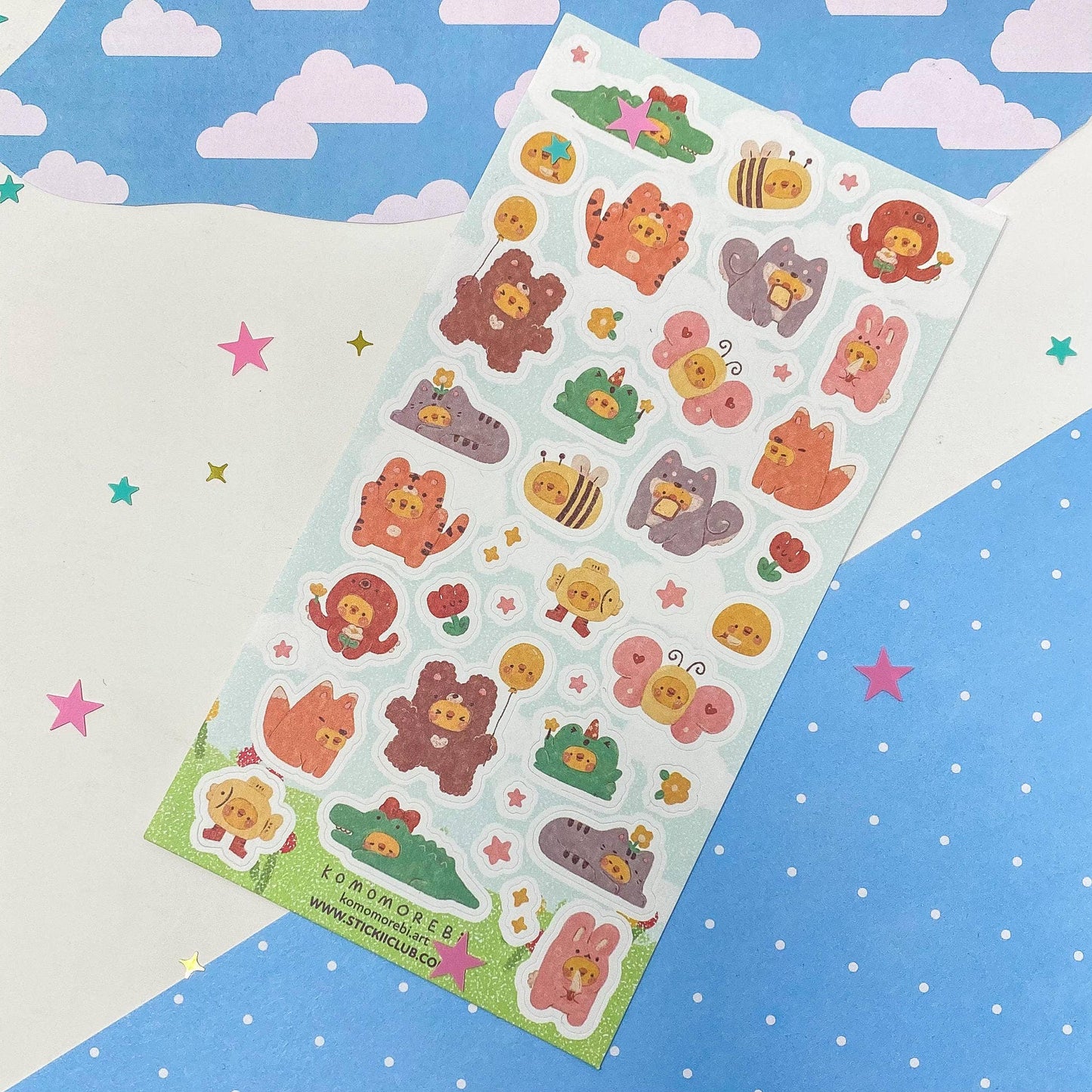 STICKII - Sticker Sheet - Ducks in Disguise