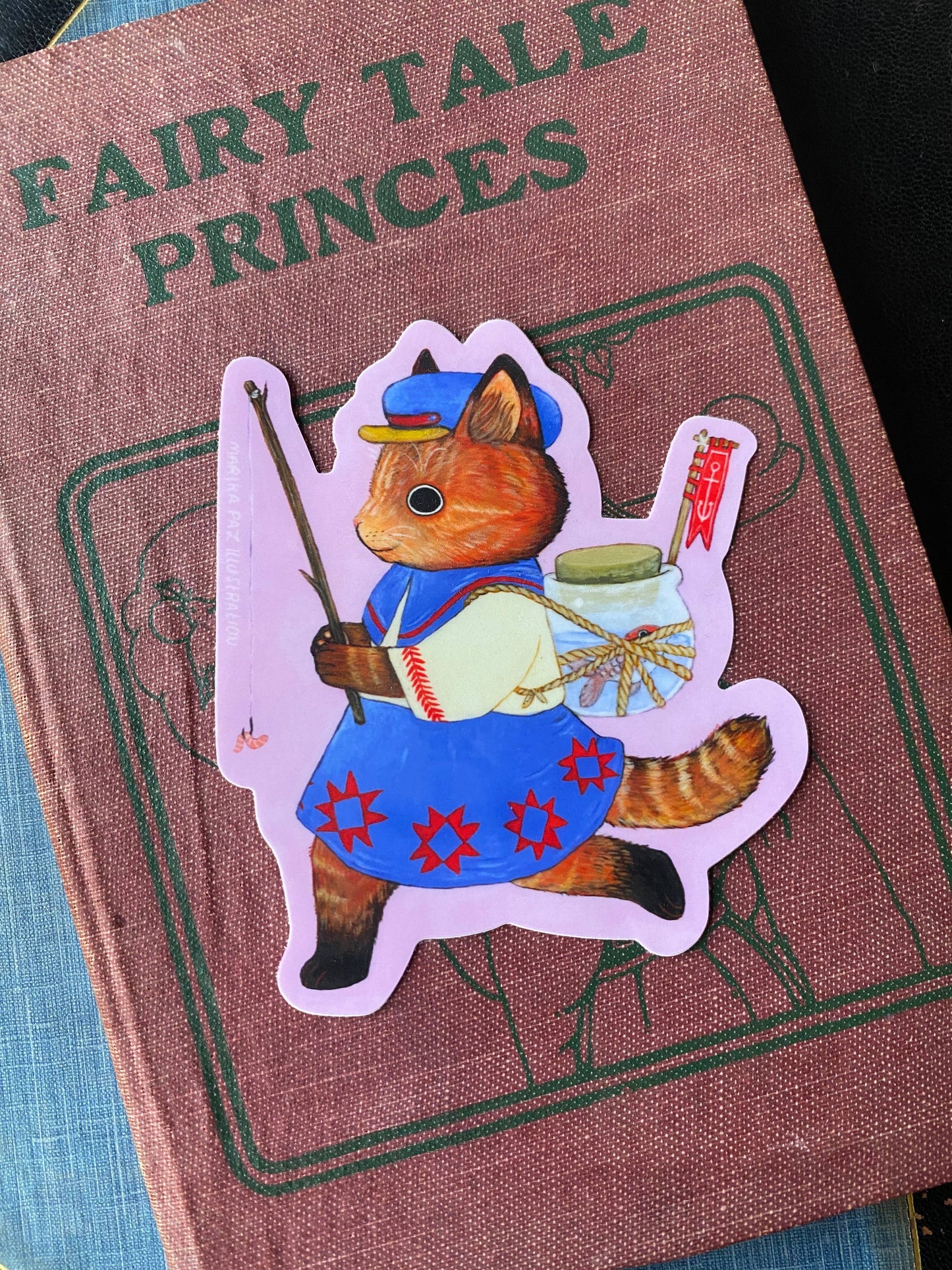 Marika Paz Illustration - Fisher Cat Sticker