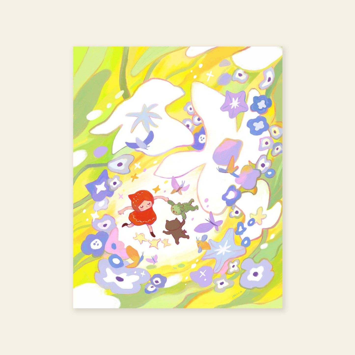 Tiny Kikimo - 8x10" Giclée Print - Let's Dance Together