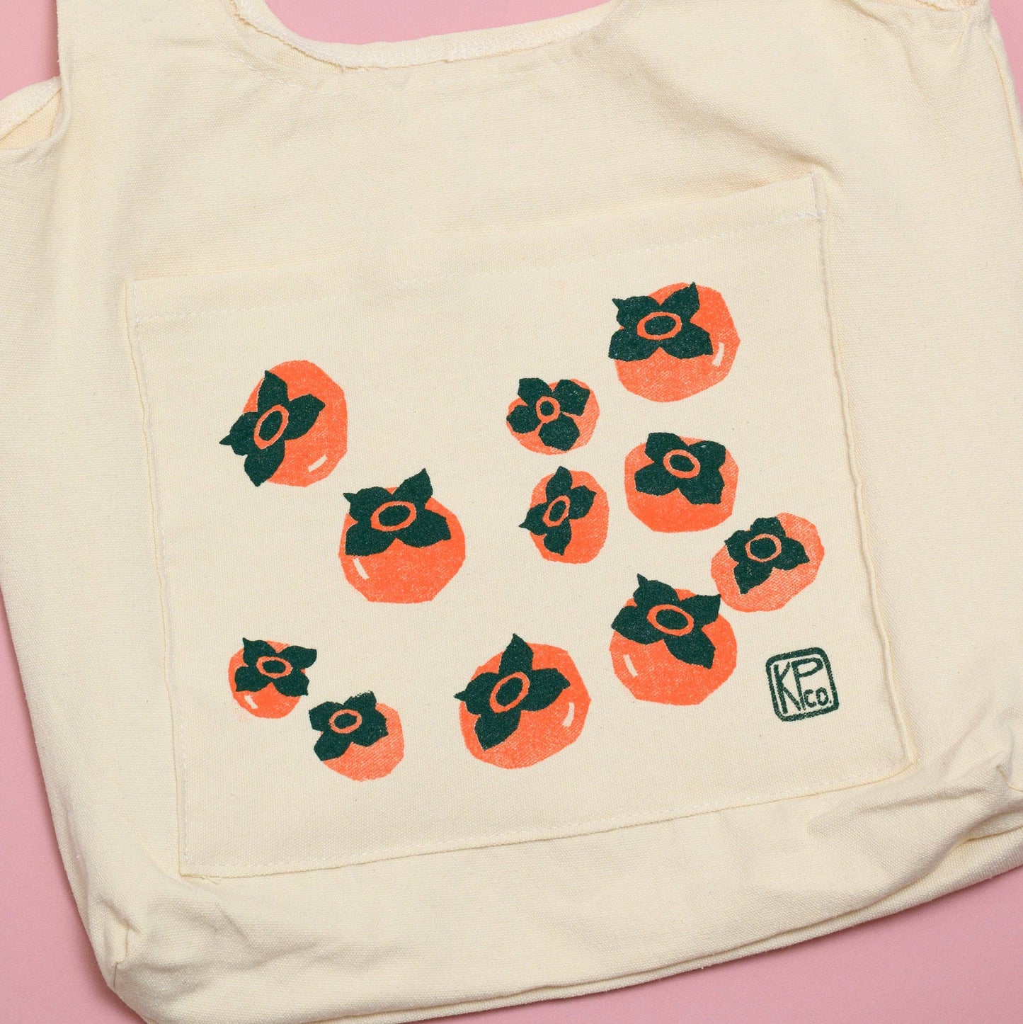 Kayan Pepper Co. - Persimmon Screen Printed Tote Bag
